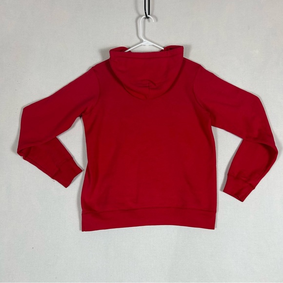 American Sportswear Wisconsin Badgers Hoodie Youth L Large Red Vintage Pullover - Picture 3 of 9